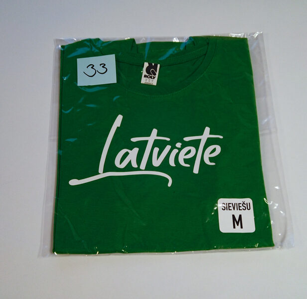 33. Sieviešu T-krekls M, Latviete
